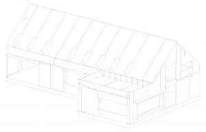 Field House Line Drawing